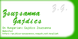 zsuzsanna gajdics business card